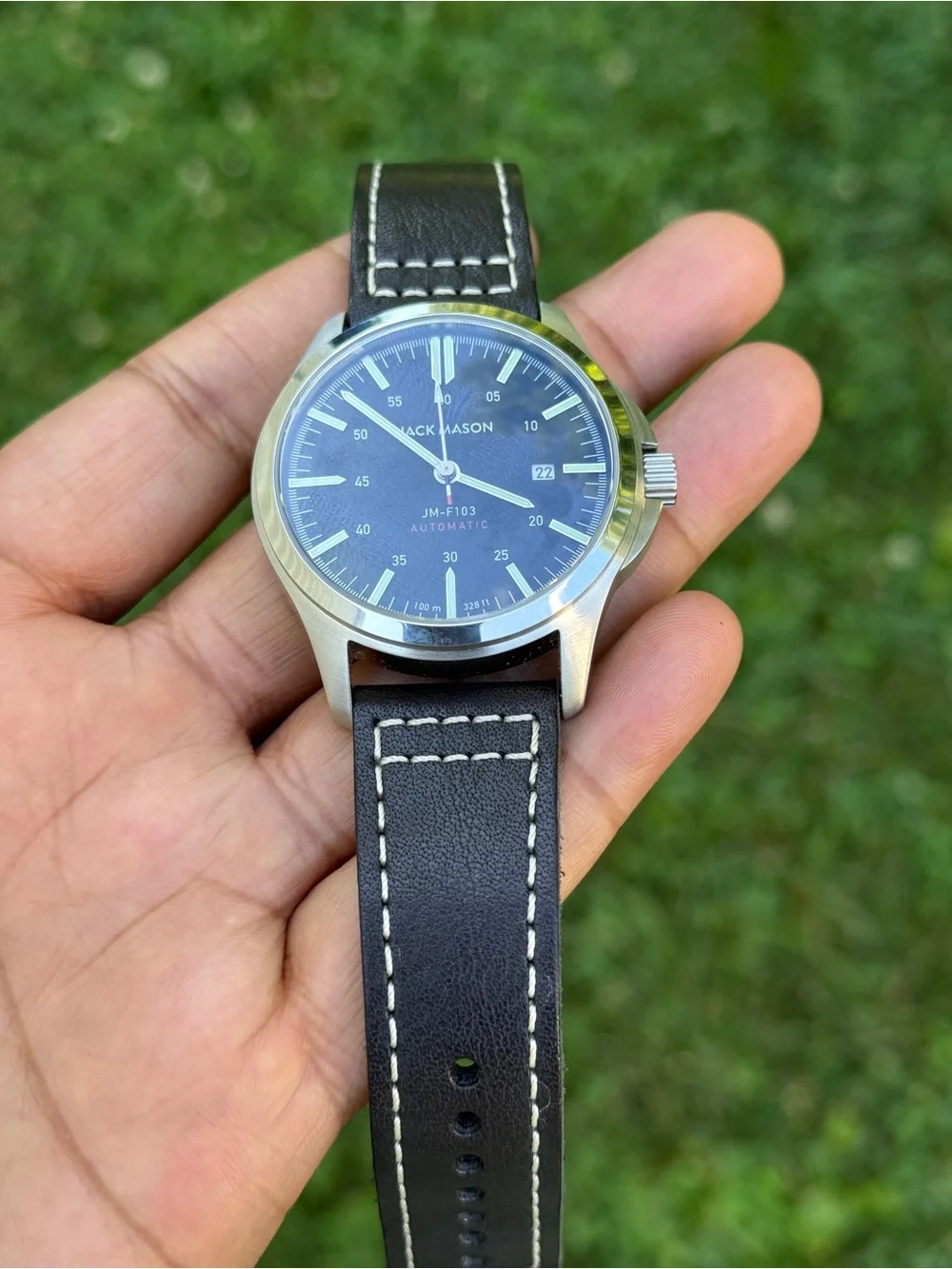 Jack Mason JM-F103  Field Watch Miyota Automatic leather/ bracelet Watch